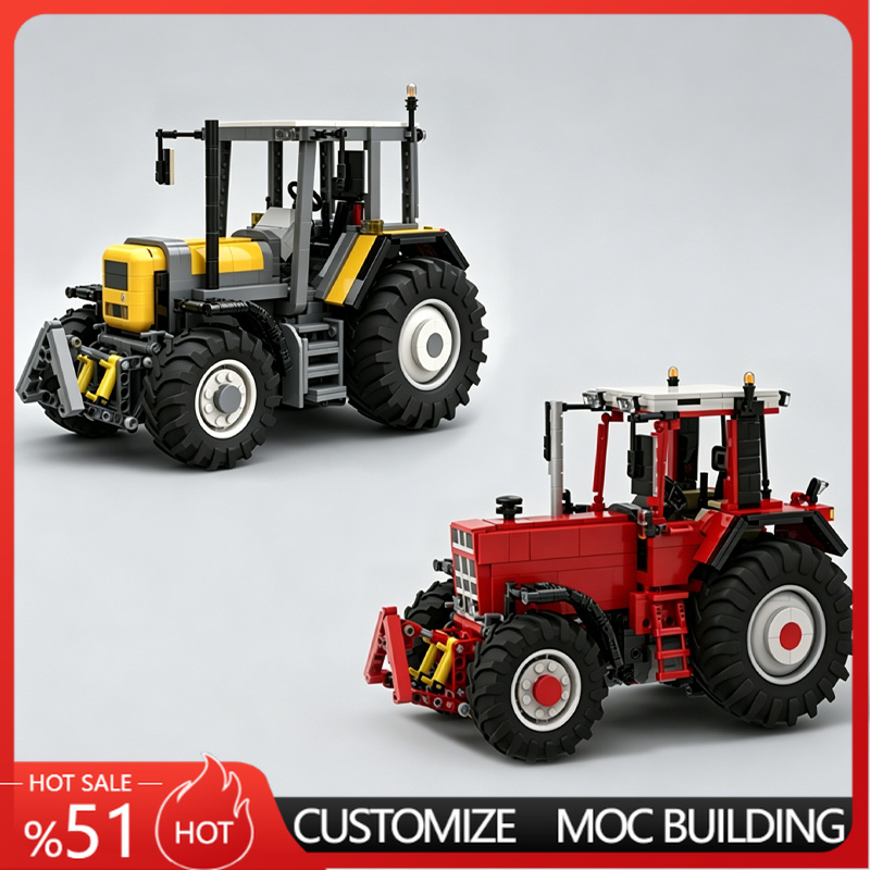 Farm Tractor MOC Model Agricul - đánh giá và giá Agriculture Farming Education