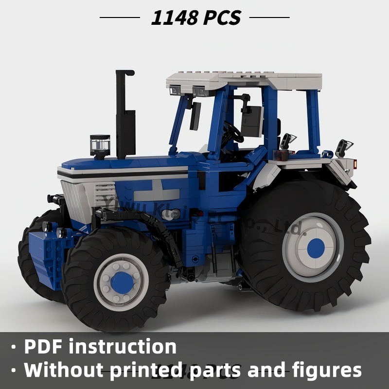 1148Pcs MOC Classic Blue Agric - đánh giá và giá Agriculture Farming Vehicles