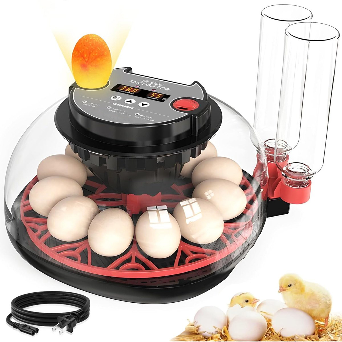 12 Egg Incubator Automatic Tur - đánh giá và giá Poultry Incubator