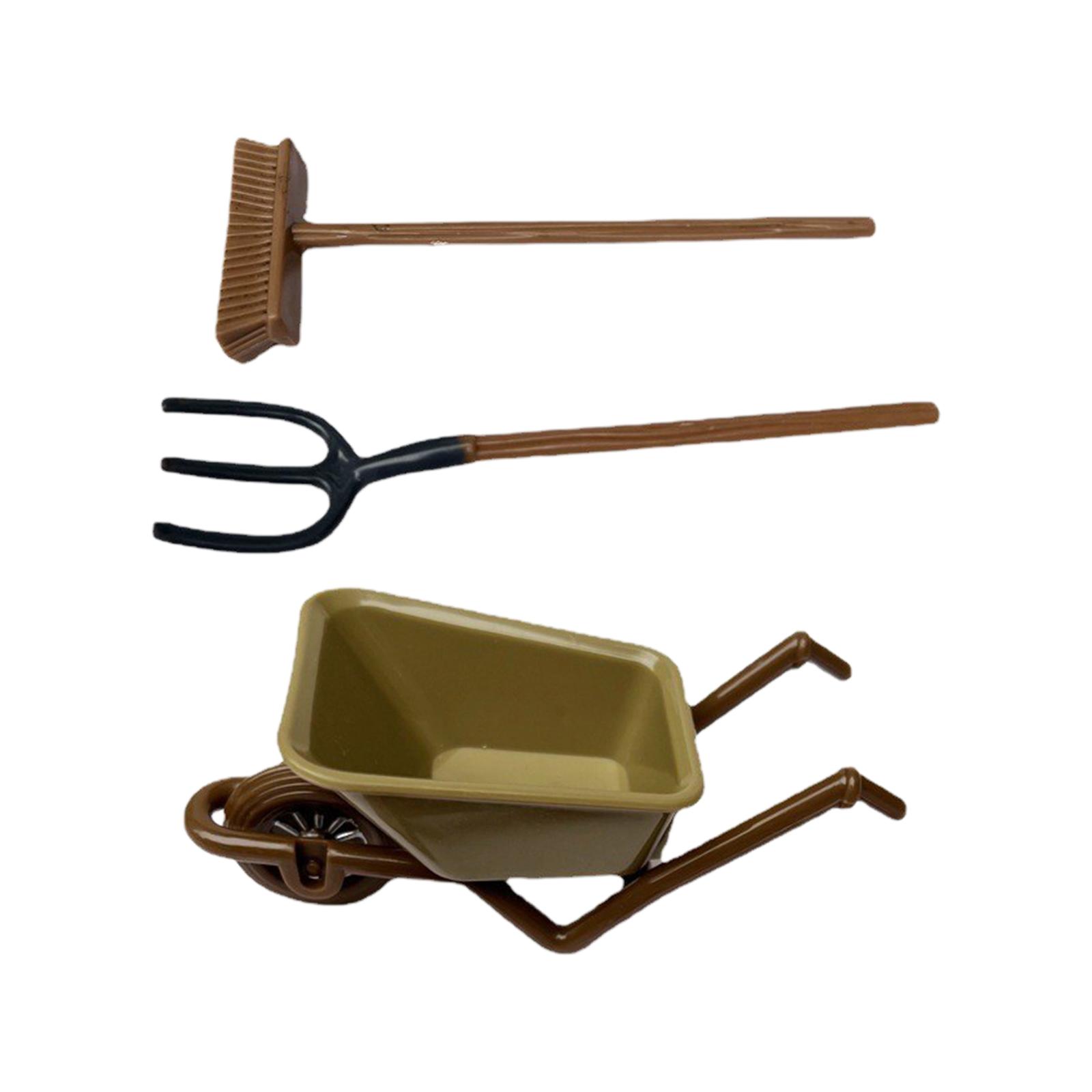 3x 1:12 Dollhouse Farm Tools A - đánh giá và giá Agriculture Farming Vehicles